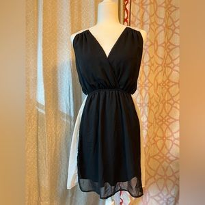 Black and white dress